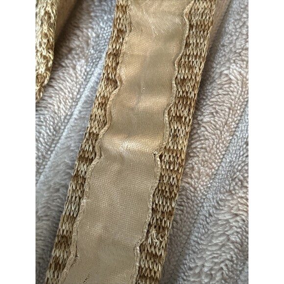 Vintage Chaps Ralph Lauren Men’s Necktie Tan/Brown Knit Neiman Marcus - Picture 11 of 16